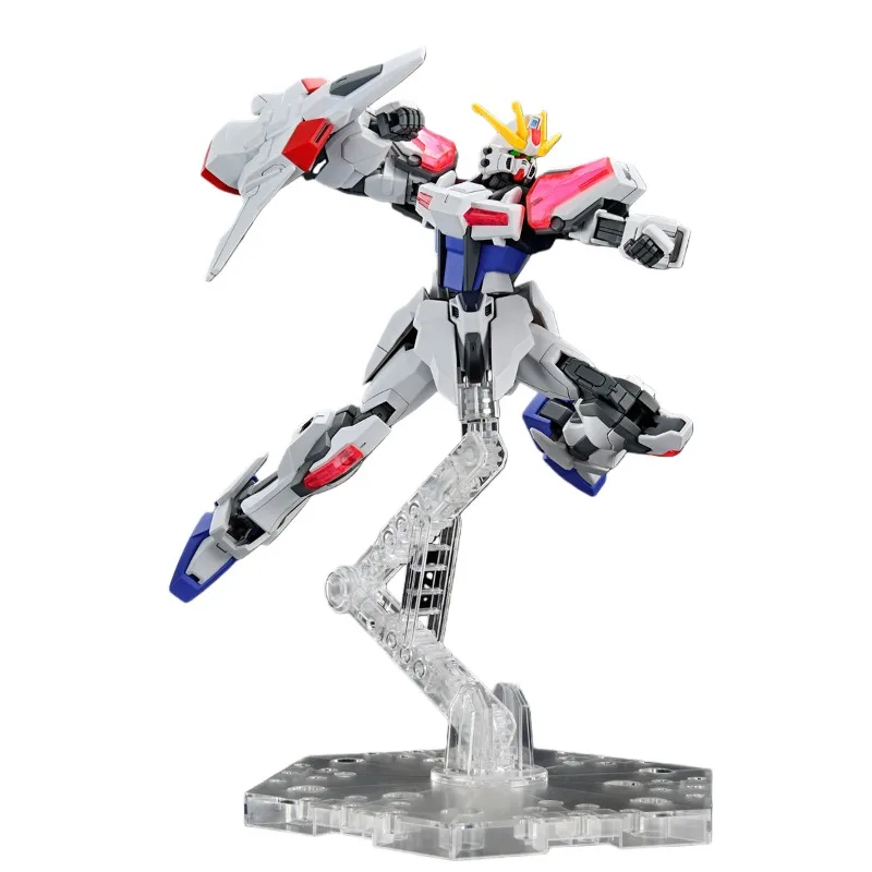 متوفر في المخزون بانداي حقيقية EG 1:144 خلق الاعتداء فرط غالاكسي جاندام أنيمي عمل الشكل التجمع نموذج اللعب الهدايا