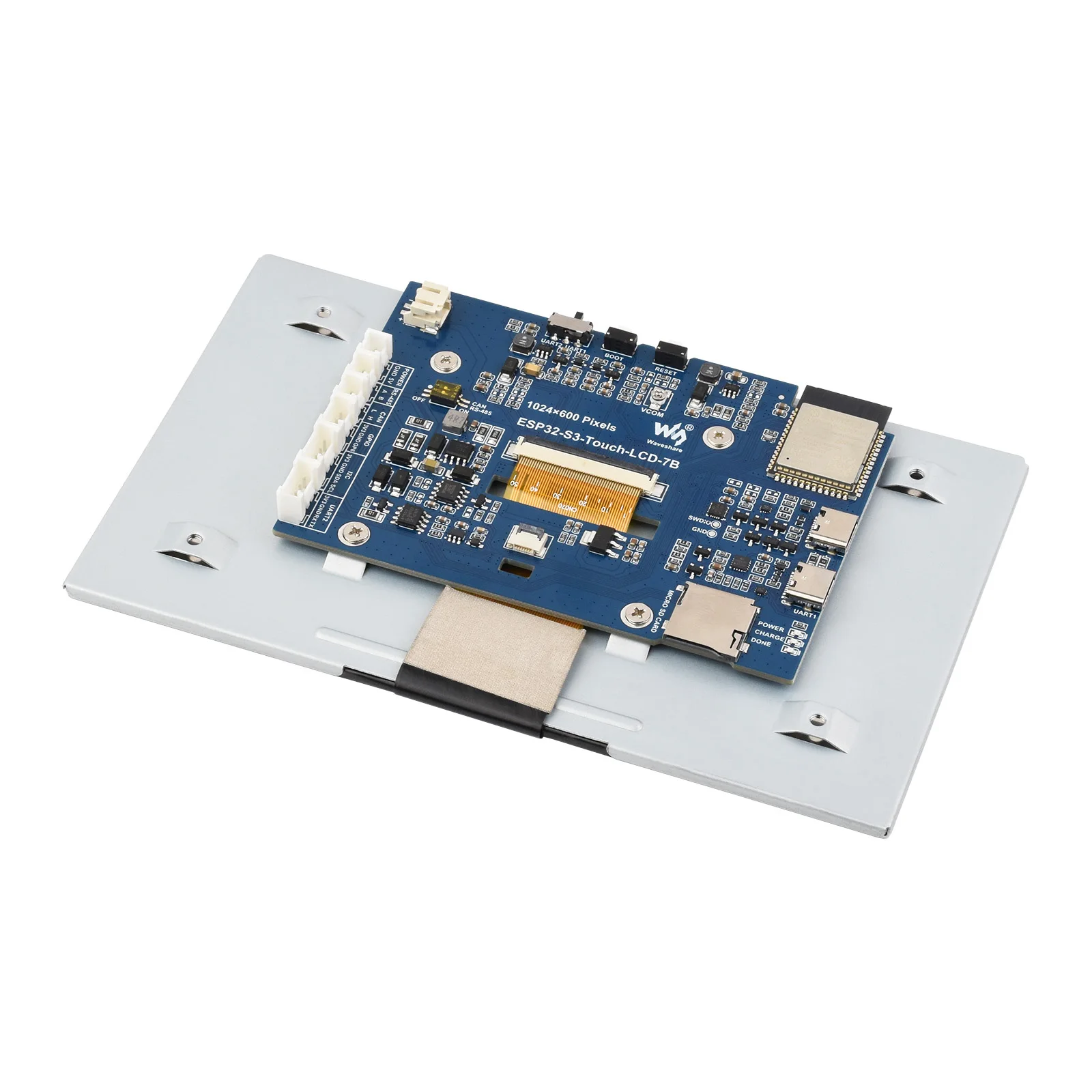 ESP32 ESP32-S3 7 بوصة لوحة تطوير العرض نوع B 1024x600 32 بت LX7 معالج ثنائي النواة يدعم WiFi & Bluetooth