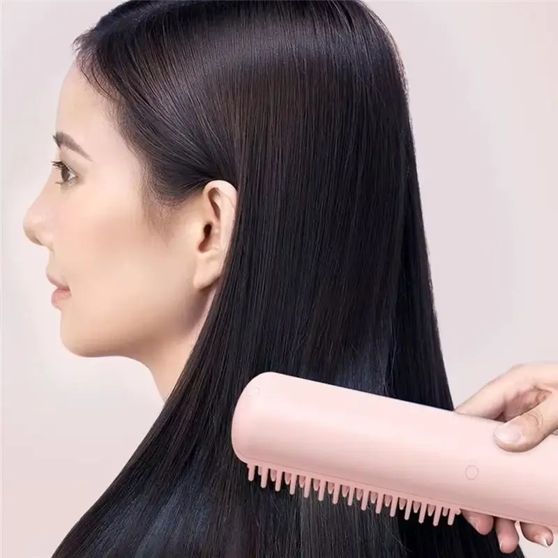 2026 جديد ثنائي الغرض مكواة فرد الشعر ثنائي الغرض تصفيف مشط تصفيف الشعر للتجعيد
