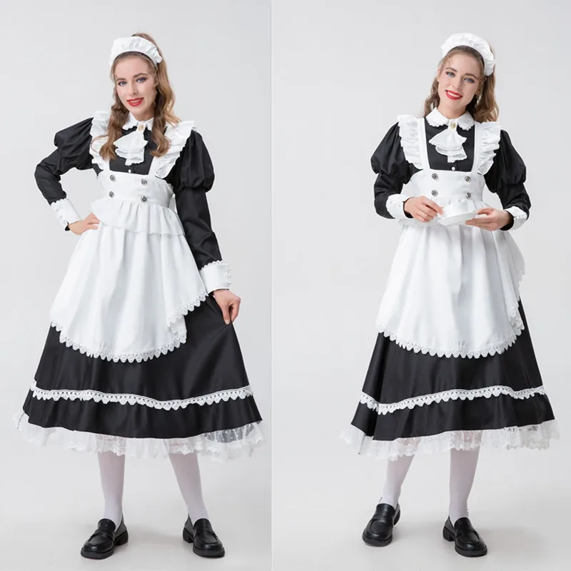 زي تنكري نسائي للهالوين، زي خادمة، زي عاملة راقية، فستان كيمونو، زي للمؤتمرات السنوية والحفلات، زي تقليدي صيني للعب الأدوار