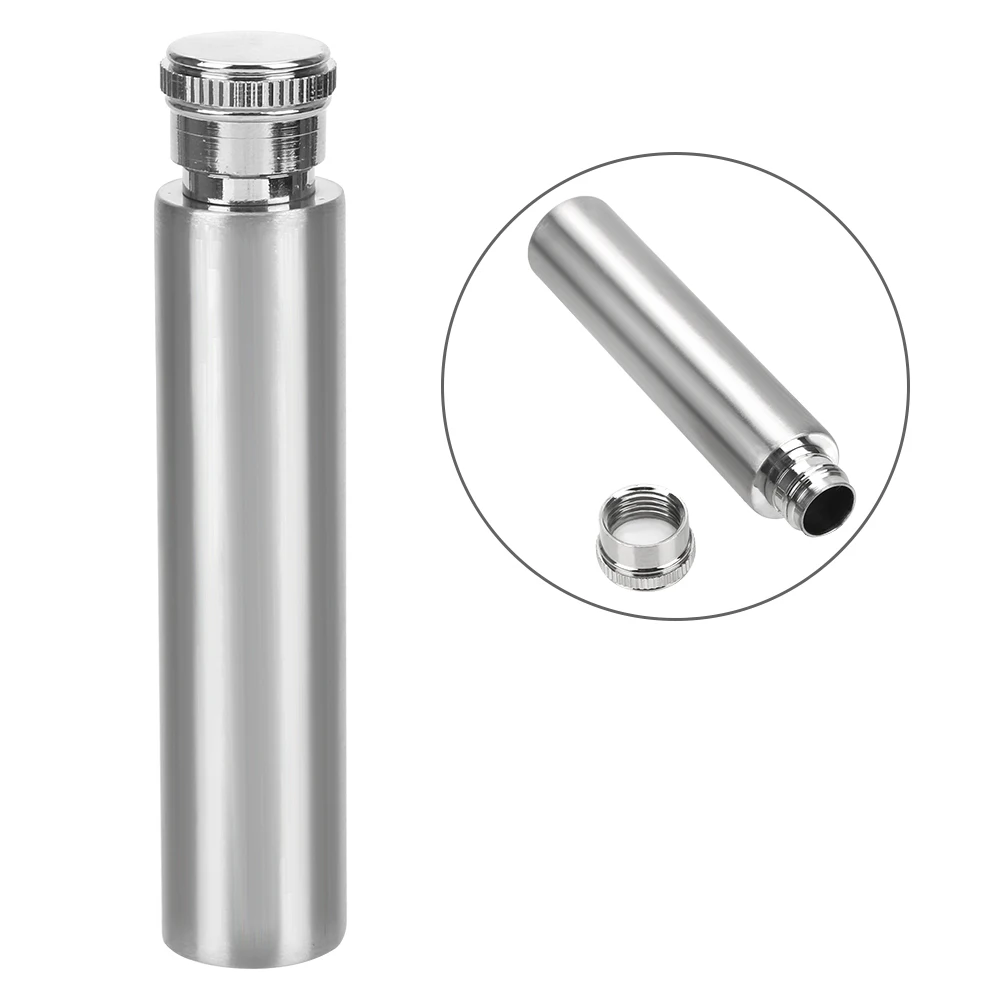 Tubular Wine Pot Hip Flasks Stainless Steel 1oz/1.5oz Portable Wine Whisky Bottle Wine Bottle