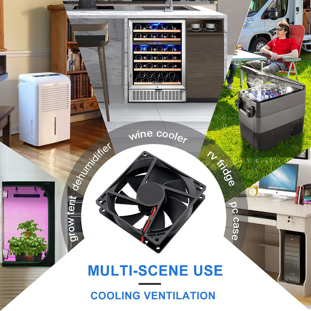 9225 9CM USB Interface DC 5V 92x92x25mm Brushless Cooling Computer Fan 90mm Axial USB Cable Set-top box Router Chassis Fan