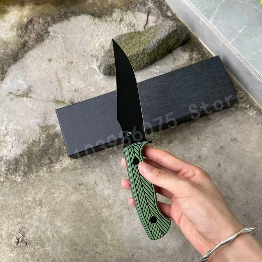 

High-strength Fixed-blade Tool Featuring Durable 8Cr13Mov Steel Blade Dual-color Handle Suitable for Outdoor Camping Fishing