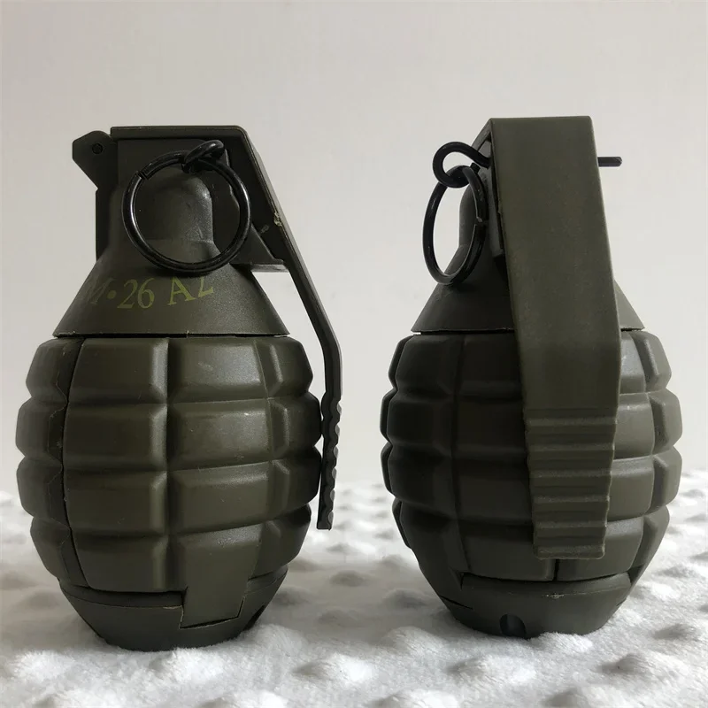 Tactical Hand M26A2 Grenades Toy Plastic Spring Powered Impact Grenade Model for Airsoft Paintball CS Wargame Accessories