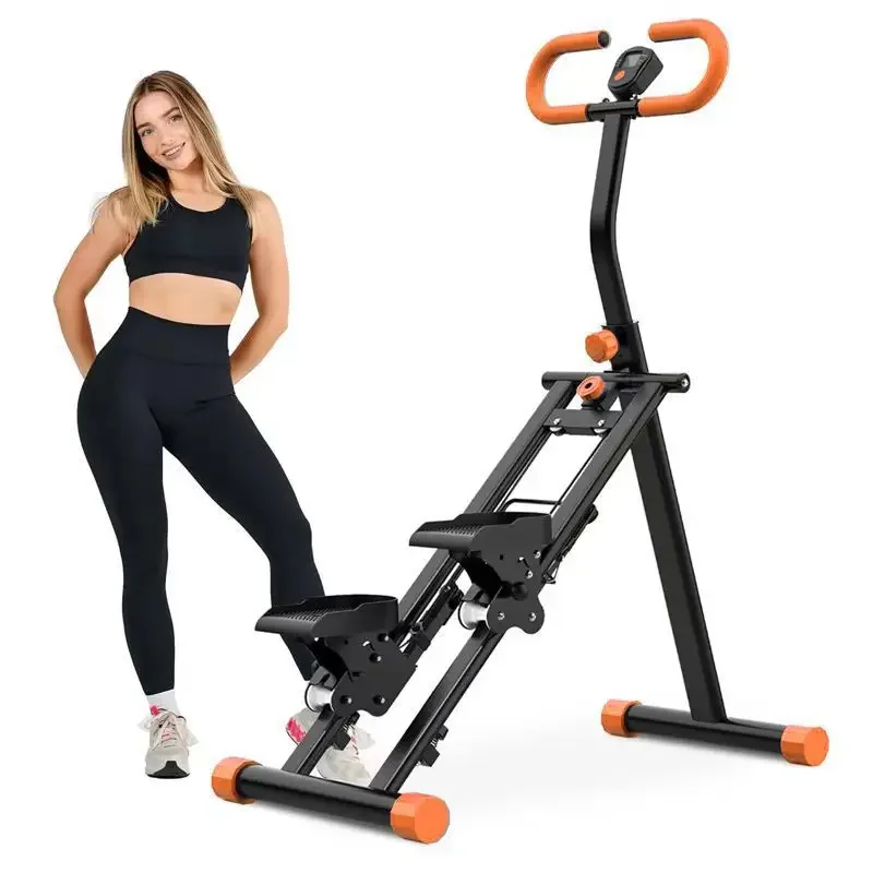 Compact Vertical Climber With Adjustable Handlebar Home Gym Cardio Stepper 2026