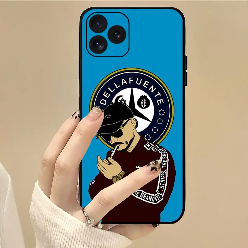 Singer Dellafuente FC Artwork Phone Case For iPhone 11 12 13 14 15 8 XS Mini X XR PRO MAX Plus Cover