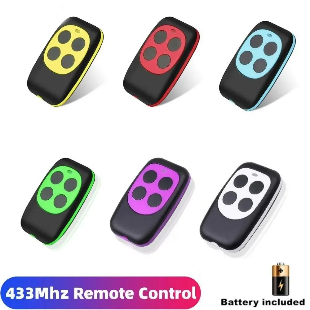 Universal 433MHz Copy Remote Control Colour Waterproof 4Buttons RF Transmitter Duplicator Garage Door Electric Gate Remote Clone