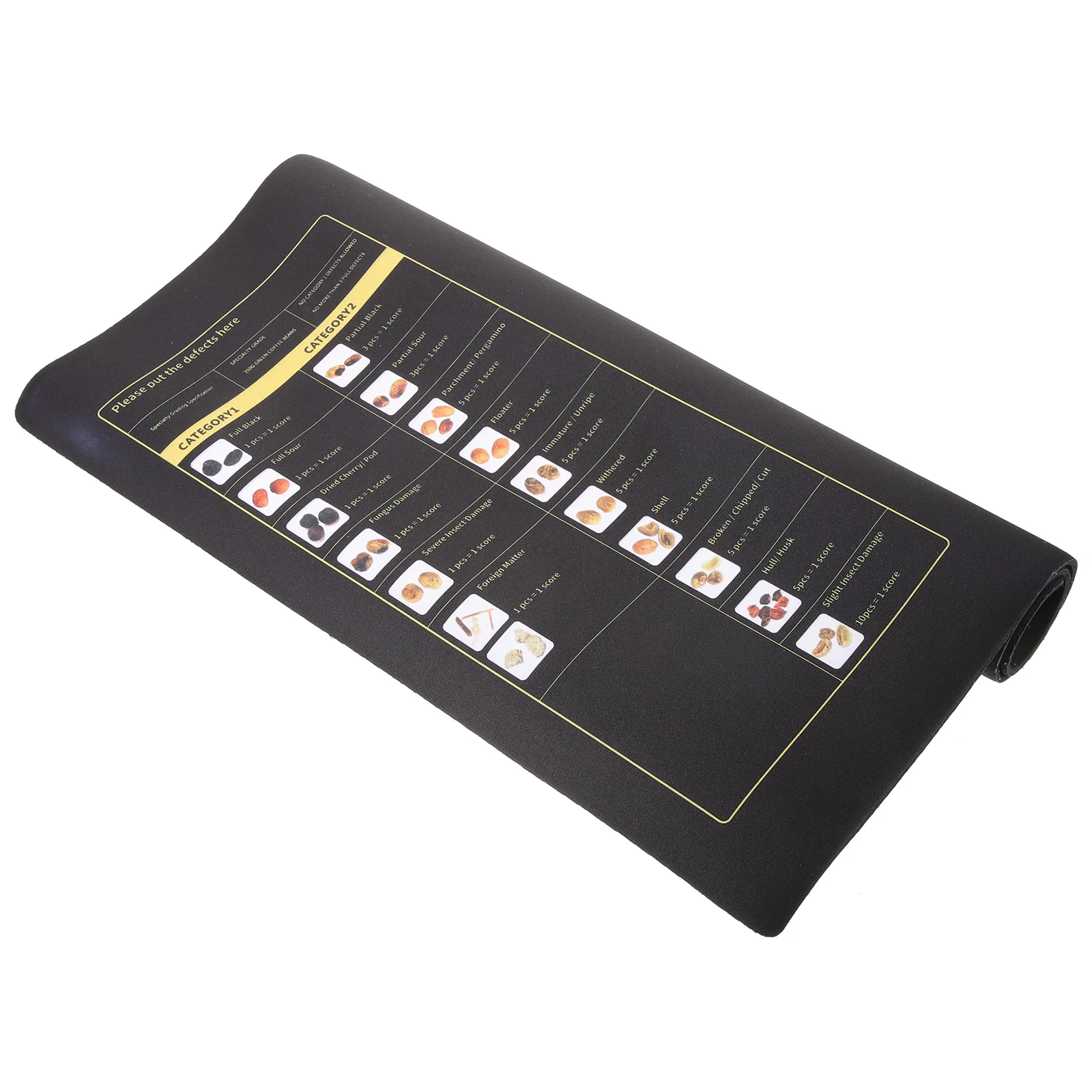 

Coffee Beans Sorting Mat Classification Pad Cushion Card Green Bean Classifying Tool Foldable Lightweight