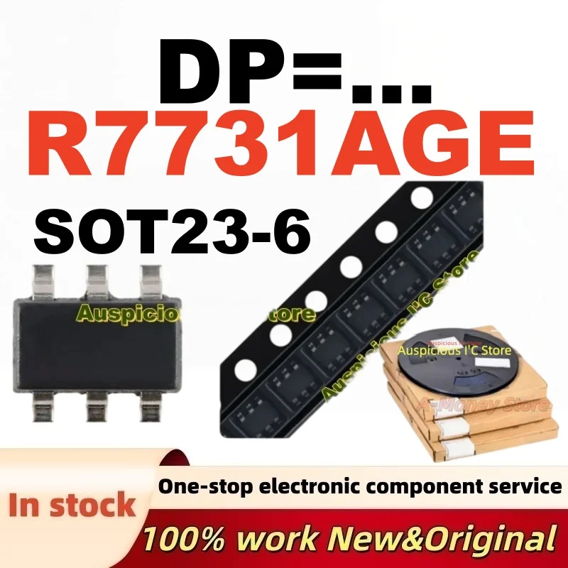 (10Pcs)Brand new R7731AG R7731A R7731 R7731AGE DP=... SOT23-6