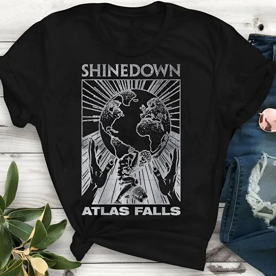

Rare Shinedown Band Atlas Falls Shirt Cotton Unisex S-5XL Tee PC1652