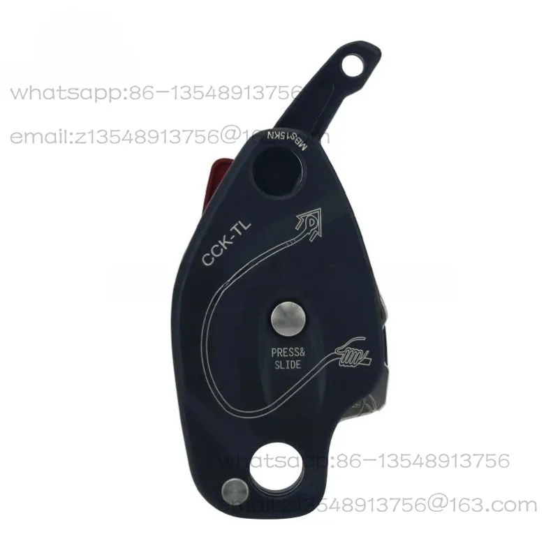 Suitable for CCK-TL rope descent climbing and tensioning device with a load-bearing capacity of 250KG for 9.5-12mm ropes
