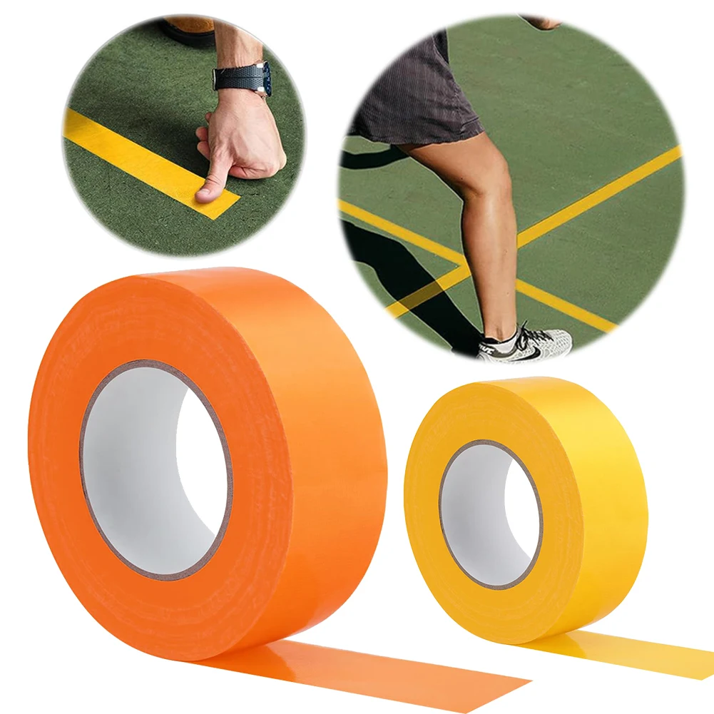20M Pickleball Court Marking Tape Self-Adhesive Sports Floor Marking Tape Basketball Tennis Court Tape for Outdoor Sports Court