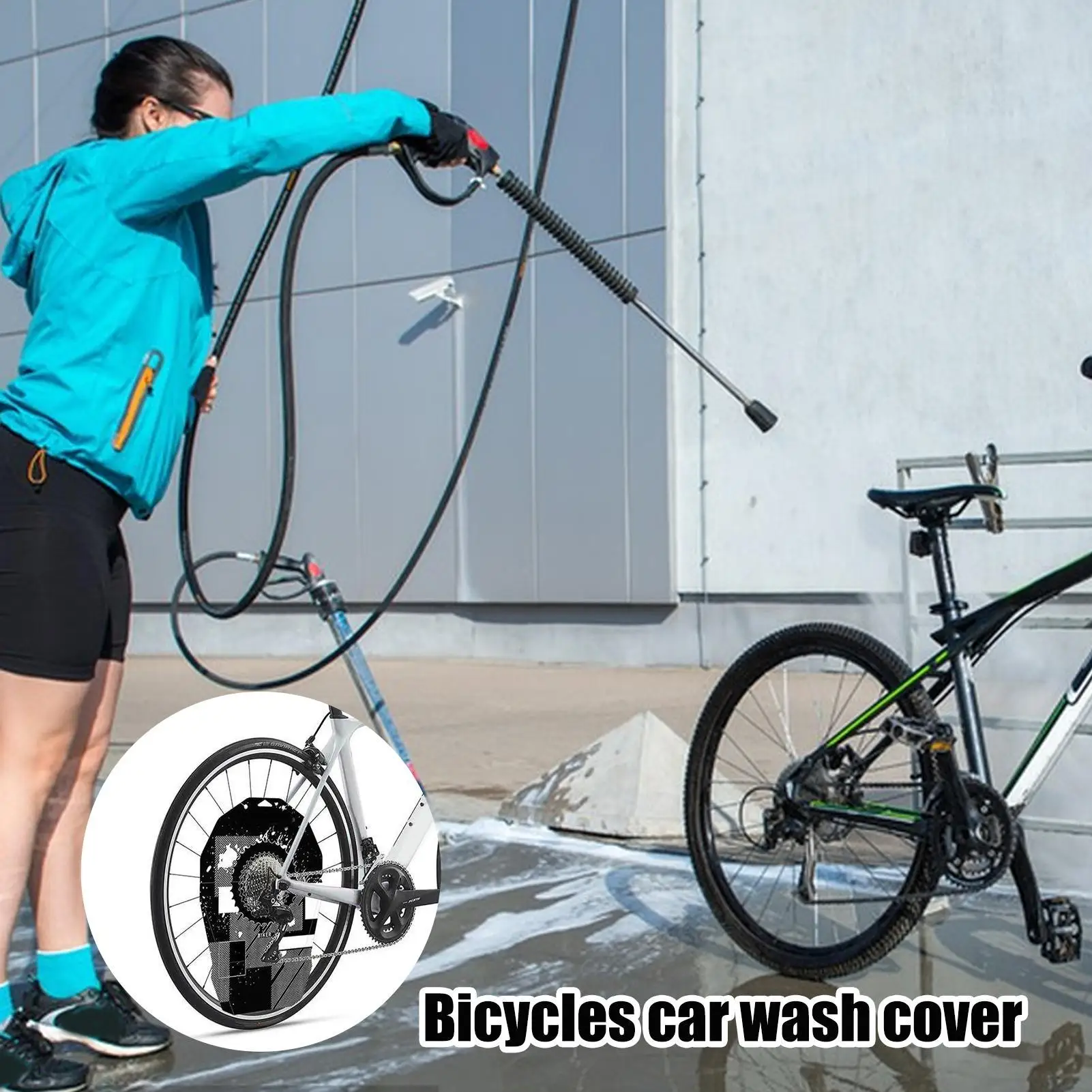 

Cleaning Protection Cover Bicycle Motorcycle Disc Brake Lightweight Waterproof Easy To Clean Anti Grime Guard Wheel Cover