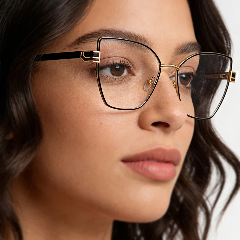 Myopia Glasses For Women Graduated Lenses To Read Transparent Eyepieces Women's Reading Glass Optical Lenses With Recipe