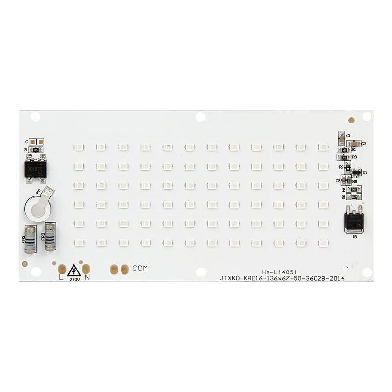 50W/100W300W UV lamp 395NM linear light source board easy to install lamp film board light group bare board light source panel