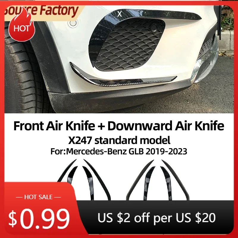 

Бамперы для Mercedes Benz GLB X247 GLB200 180 2019-2023, модель переднего ветрового лопасти, внешняя модификация туркультуры, аксессуары