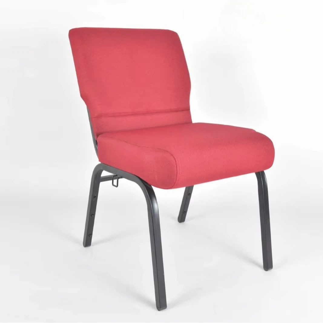 Wholesale China Cheap Price Stackable Padded Used Church Chairs Upholstered Pastor Church Chair for Sale Prayer Free