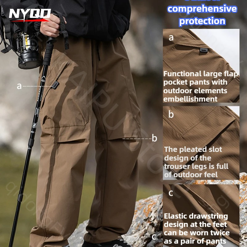 

Men's Three Proof Assault Pants for Autumn Sports Leisure High Arcade Outdoor Waterproof Workwear Men's Hiking Pants