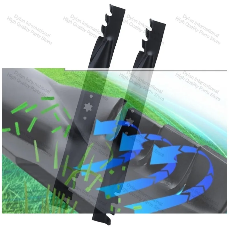 46 Inch Mower Mulching Blades for Cub Cadet XT1-46 XT1 XT2 LT46 LX46 LTX1046 LTX1045 Replace for 942-04290 942-04244A 942-04244