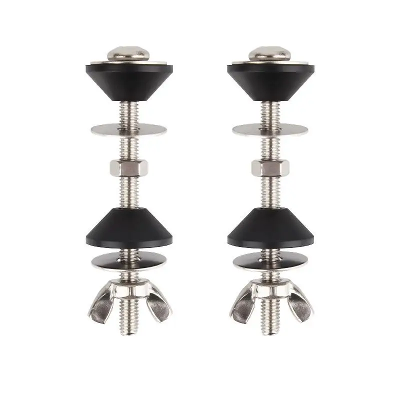 2Pcs Toilet Tank Bolt Cistern To Toilet Pan Fixing Fitting Sealing Kit Close Coupling Bolts Water Tank Toilet Seat Screw Set