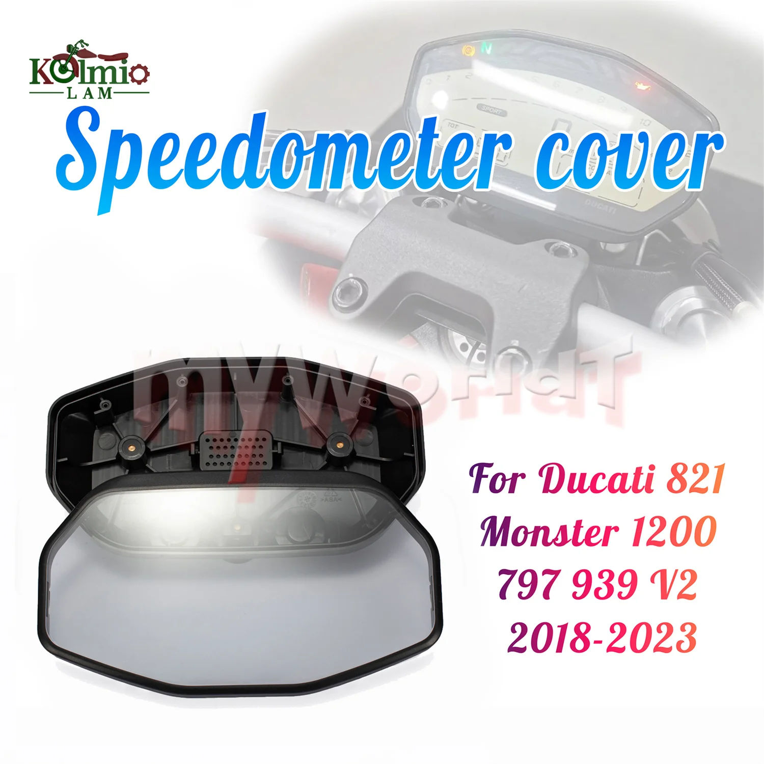 Carcasa para Velocímetro y Tacómetro de Motocicleta, Compatible con Ducati 821 Monster 1200 797 939 V2 2018-2023