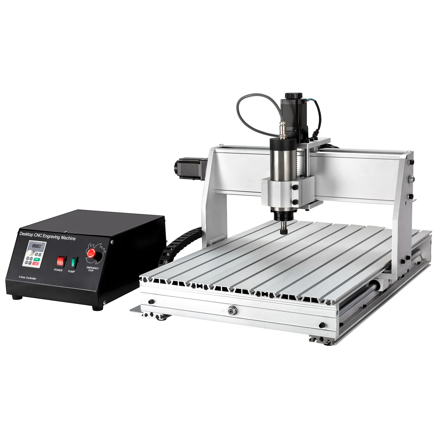 

Настольный мини-фрезерный станок с ЧПУ Handi Hobby 6040, 3-осевой, 800 Вт/1500 Вт, с одним шпинделем, шаговый двигатель, для обработки дерева и печатных плат