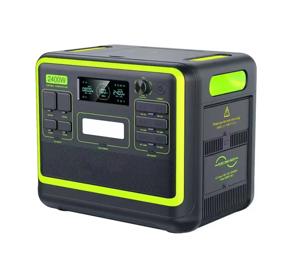 Fossibot 220v EU Fossibot F2400 Power Station 2400W LiFePO4 Battery Rated Power 2048Wh Shenzhen Portable Power Station portable power station