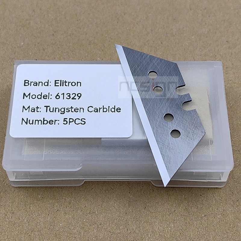 Imagem -04 - Elitron 61329 Lâminas de Faca Ferramenta de Corte em v Lâmina Trapezoidal Martor Kongsberg Bld-tz129 Zund Z73