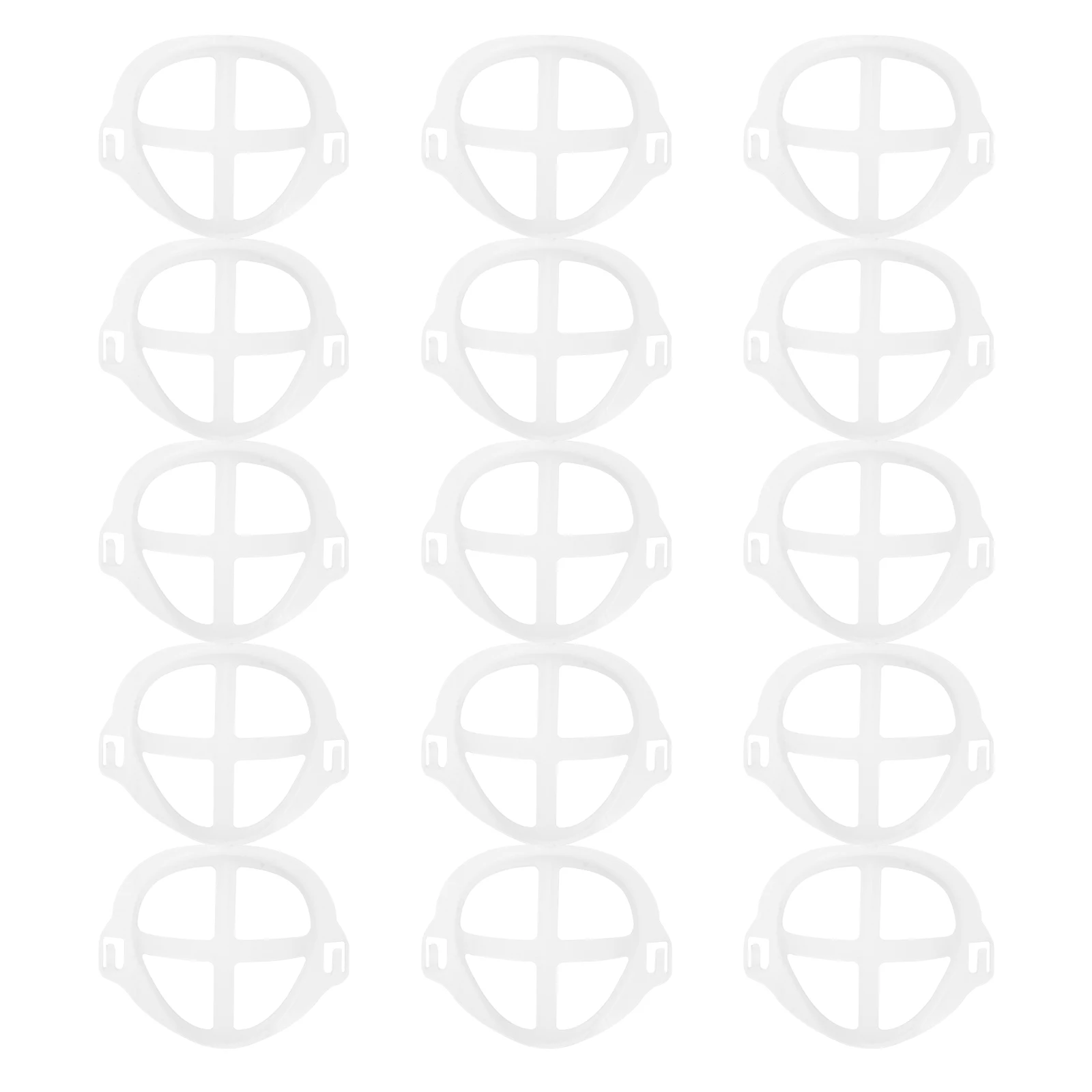 

15 Pcs Bracket Soft Plastic Inner Support Reusable Fine Plastic Mask Inner Support Work Breathing Easy Lipstick HOLDER MASK