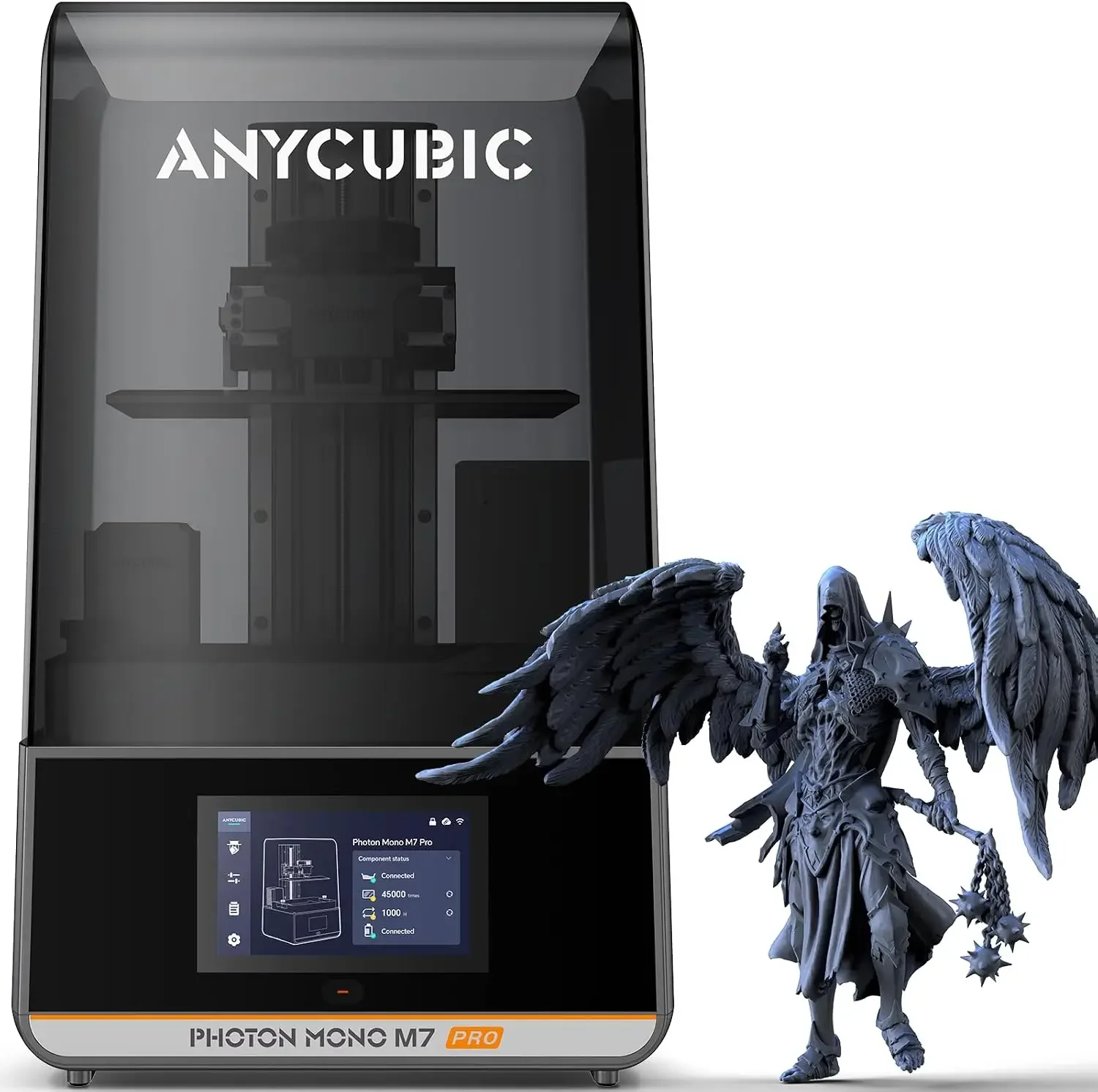 14K Resin 3D Printer Photon Mono M7 Pro with 170mm/h High Speed | COB LighTurbo 3.0 & 10.1'' Mono LCD, Heating Temperature