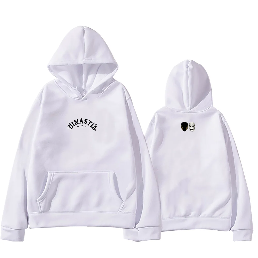 

Толстовка с логотипом Peso Pluma Dinastía в стиле хип-хоп для фанатов, модный мужской топ с длинными рукавами Y2K, женские уличные пуловеры, уличная одежда