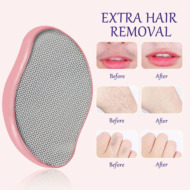 Hot Crystal Physical Hair Removal Eraser Glass Hair Remover Women Painless Epilator Reusable Body Beauty Care Depilation Tool