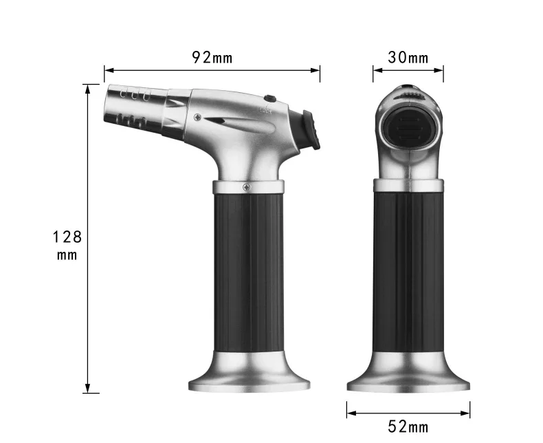 Turbo Gas Lighters Metal Windproof Smoking Accessories Kitchen Cooking Jewelry Welding Cigarettes Lighters Gadgets For Men