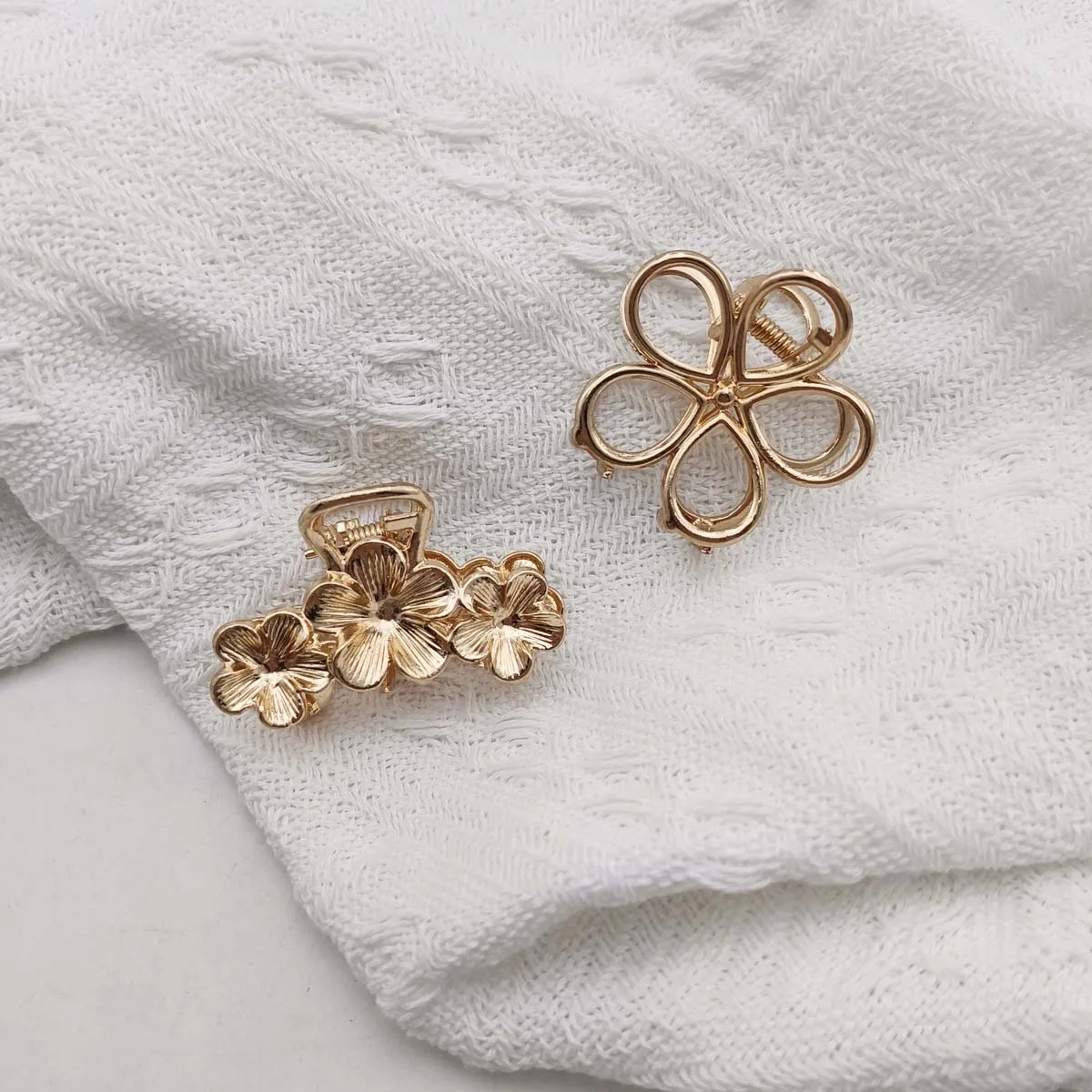 12 Stile Mode Mini 4 cm Metall Haar Klaue Für Frauen Gold Farbe Kreuz Krabben Haar Clip Koreanische Elegante Geometrische haarnadel Mädchen Haar – Detail 18