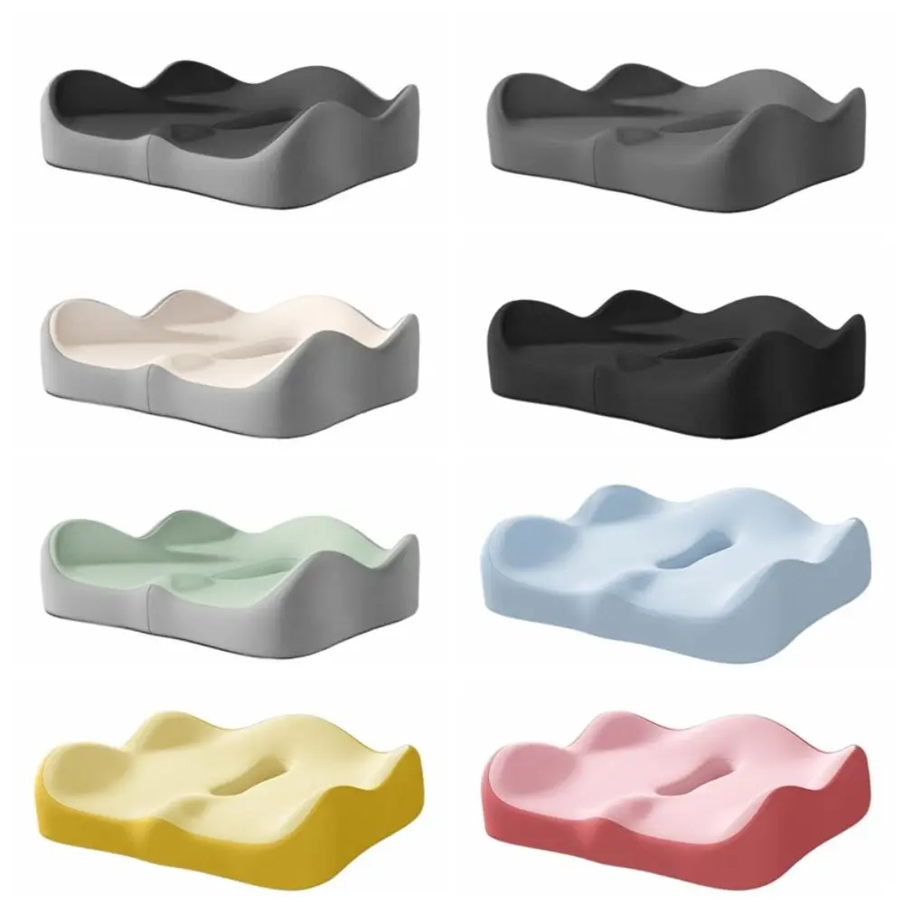 جديد عظم الذنب عرق النسا آلام الظهر الإغاثة الراحة كرسي مكتب وسادة مقعد السيارة عدم الانزلاق العظام رغوة الذاكرة وسادة العصعص