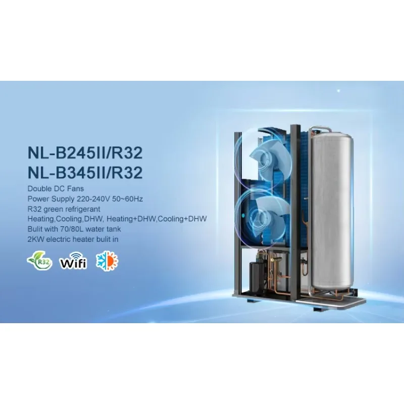 

ЛУЧШИЙ ПРОДАВЕЦ: Высокоэффективный инверторный тепловой насос Nullite 220В 12кВт R32 (воздух-вода) для нагрева воды от китайского поставщика