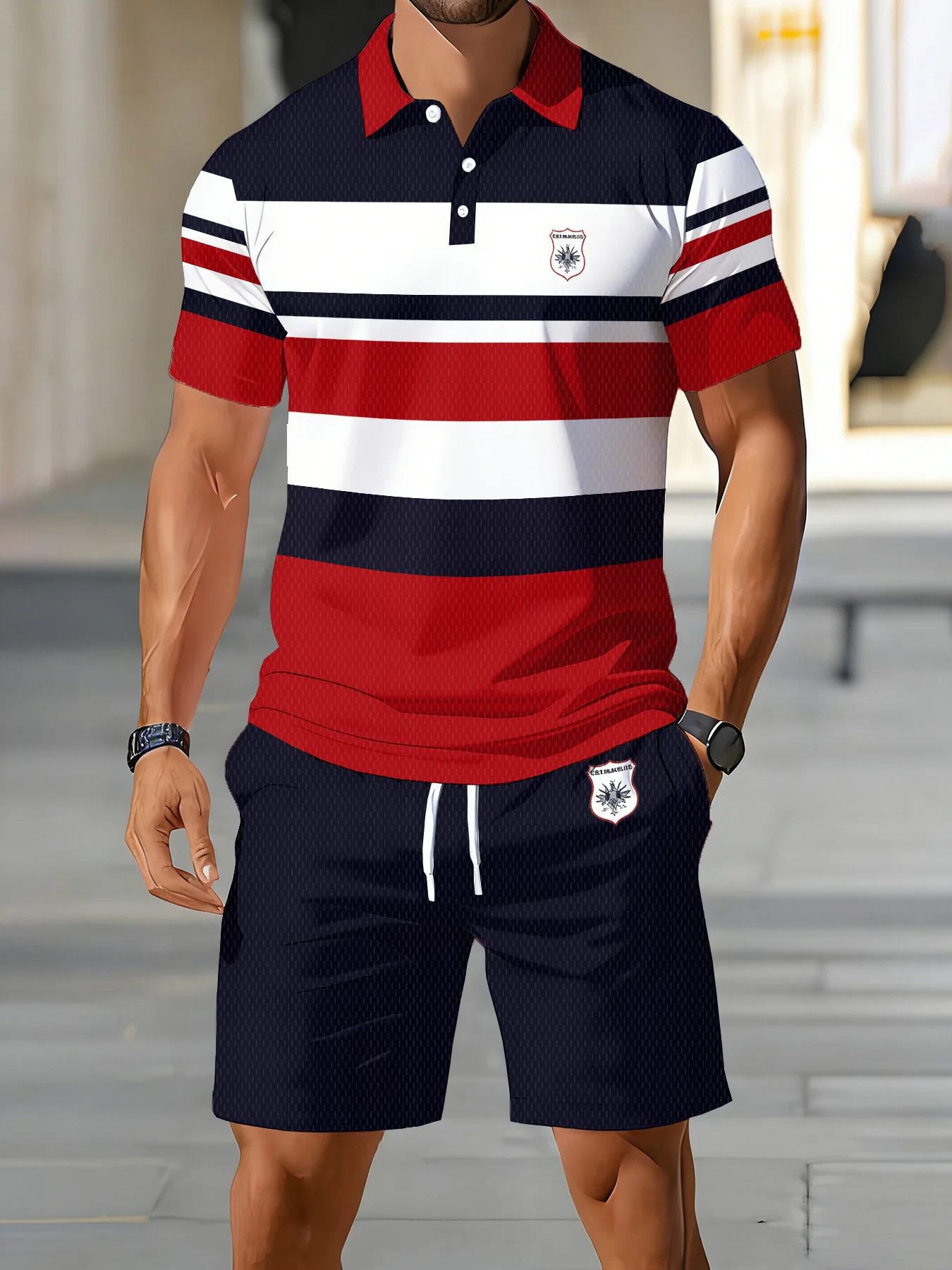 Men'S Fashion Polo - 2026 Summer Men's Polo Set -