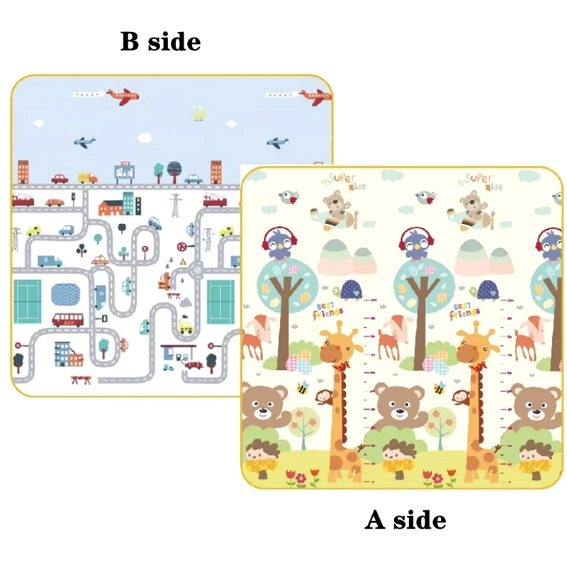 

Play Mats for Children's Multiple size options Large Size Safety Mat Environmentally Friendly Baby Crawling Folding Mat Carpet