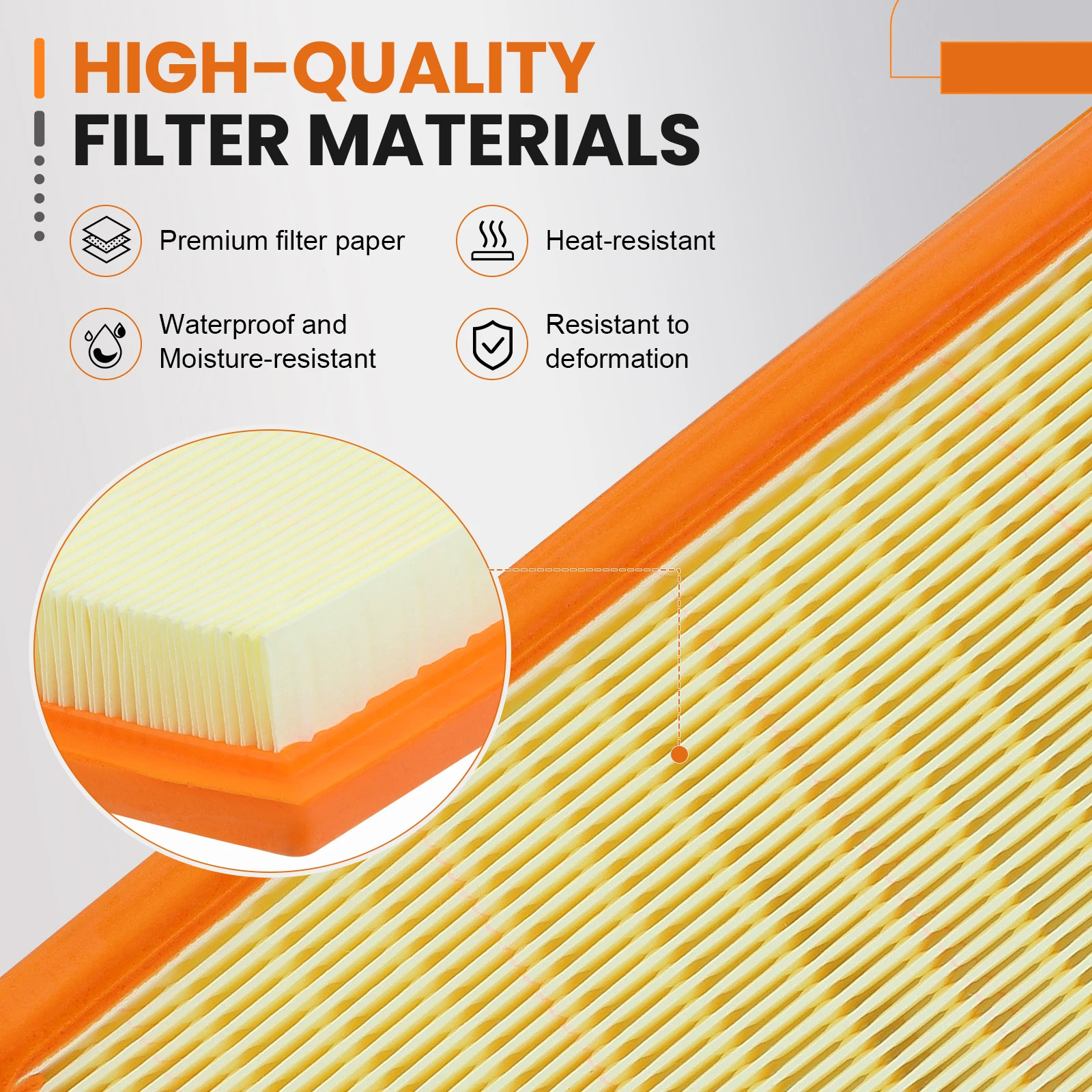 3x 17801-F4010 871390-C010 Engine Air Filter & Cabin Air Filter For Toyota Tundra 2023 -2025 Sequoia 3.4L 17801F4010 871390C010 - view 4