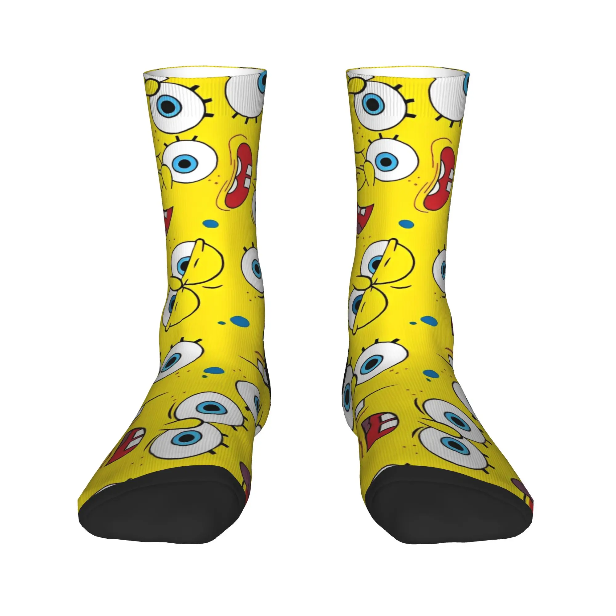 Spongebobs Socks  Non Slip Stockings Unisex Men Medium Soft Outdoor Sports Socks Spring Casual Printed Socks