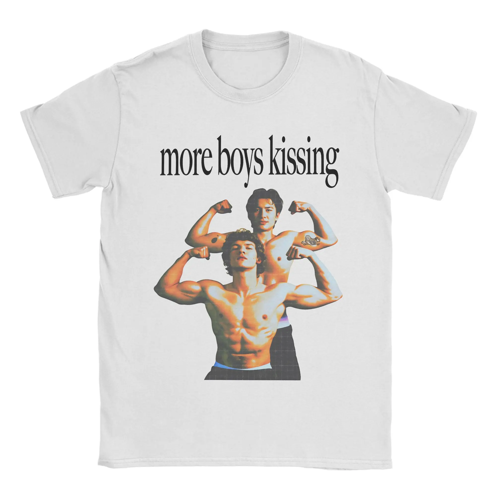 

Mens T Shirt More Boy Kissing T-Shirts Hip Hop Heated Rivalry Beach Tee Shirt Y2K Basic Print Clothes Gift Idea