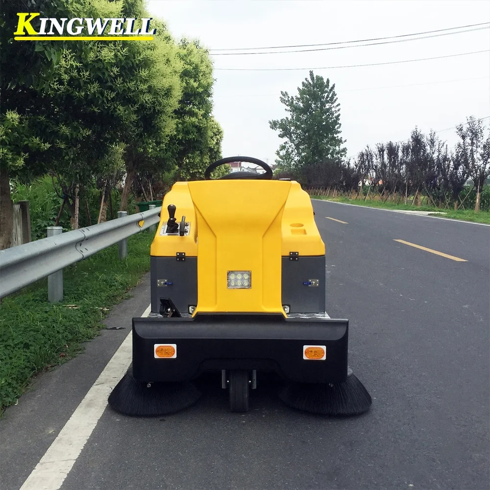 KINGWELL penyapu lantai industri kinerja tinggi Tiongkok untuk tempat parkir bawah tanah CE