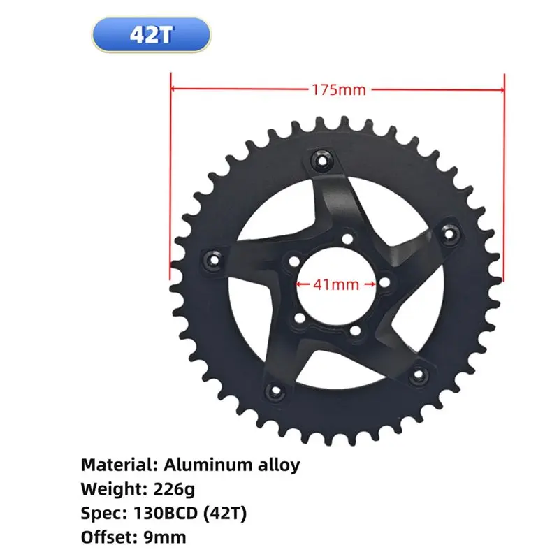 A89E-For Bafang BBSHD Chainring For Bafang M615 M625 Chain Ring BBSHD Chainring view 5