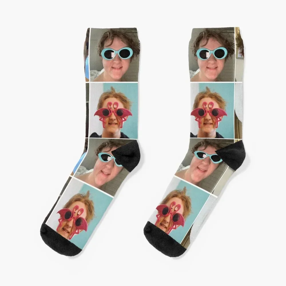 Lewis Capaldi collage Socks cycling Christmas Women Socks Men's