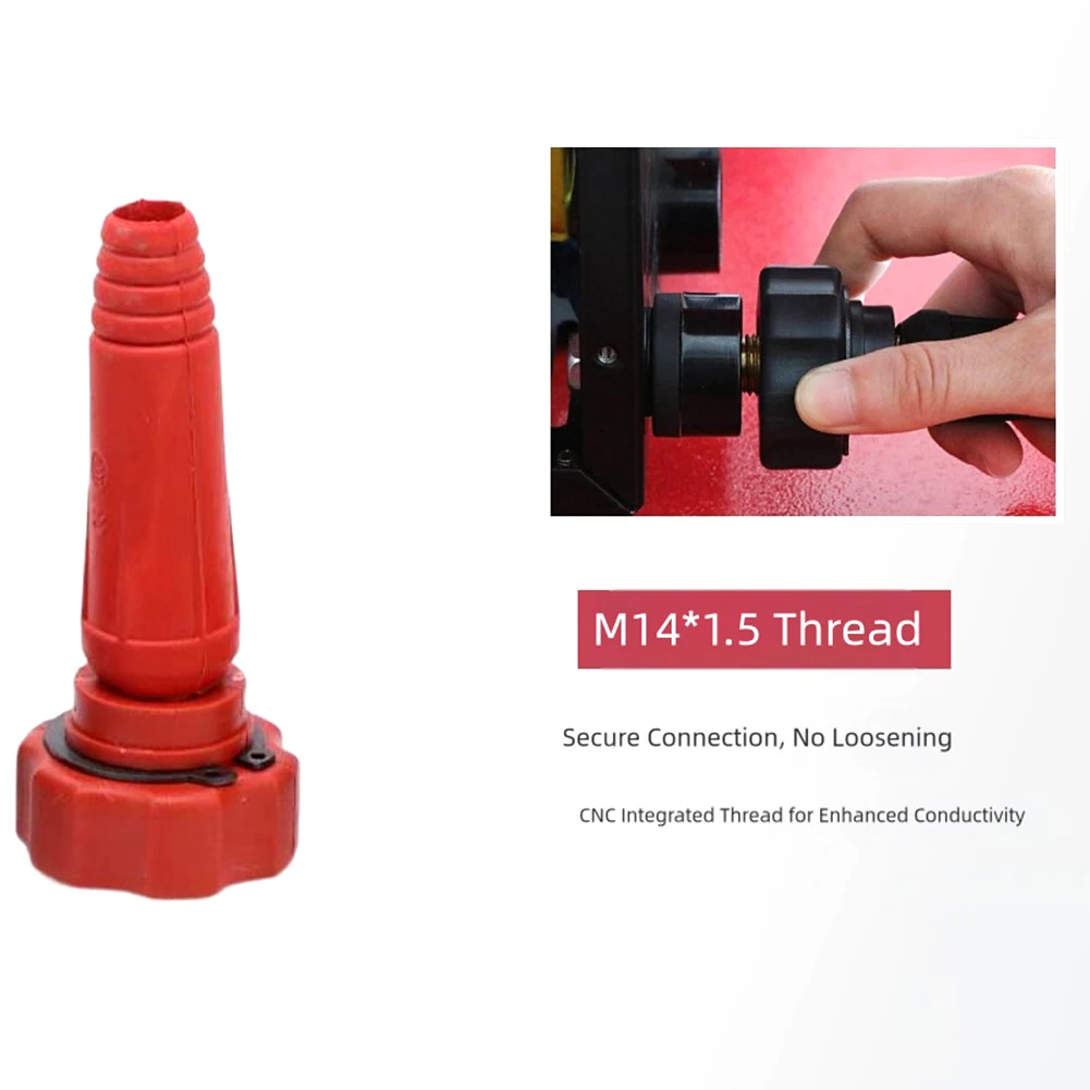 1Pair M14x1.5 Socket Connector DKJ10-25 200A Welding Machine Quick Connector Rubber And Brass Thai Style Cable Adapter