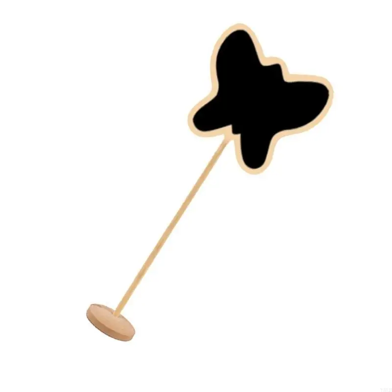 Y5LB 10Pcs Small Chalkboard Signs with Stand Small Blackboard Signs for Weddings