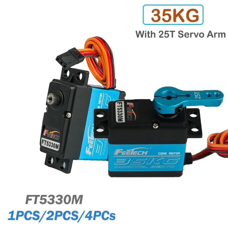 35 كجم FT5330M ميتال جير أجهزة رقمية 180 درجة مع 25T أجهزة ذراع لتقوم بها بنفسك ألعاب أجزاء لطائرة RC/مروحية/روبوت/نموذج شاحنة #1