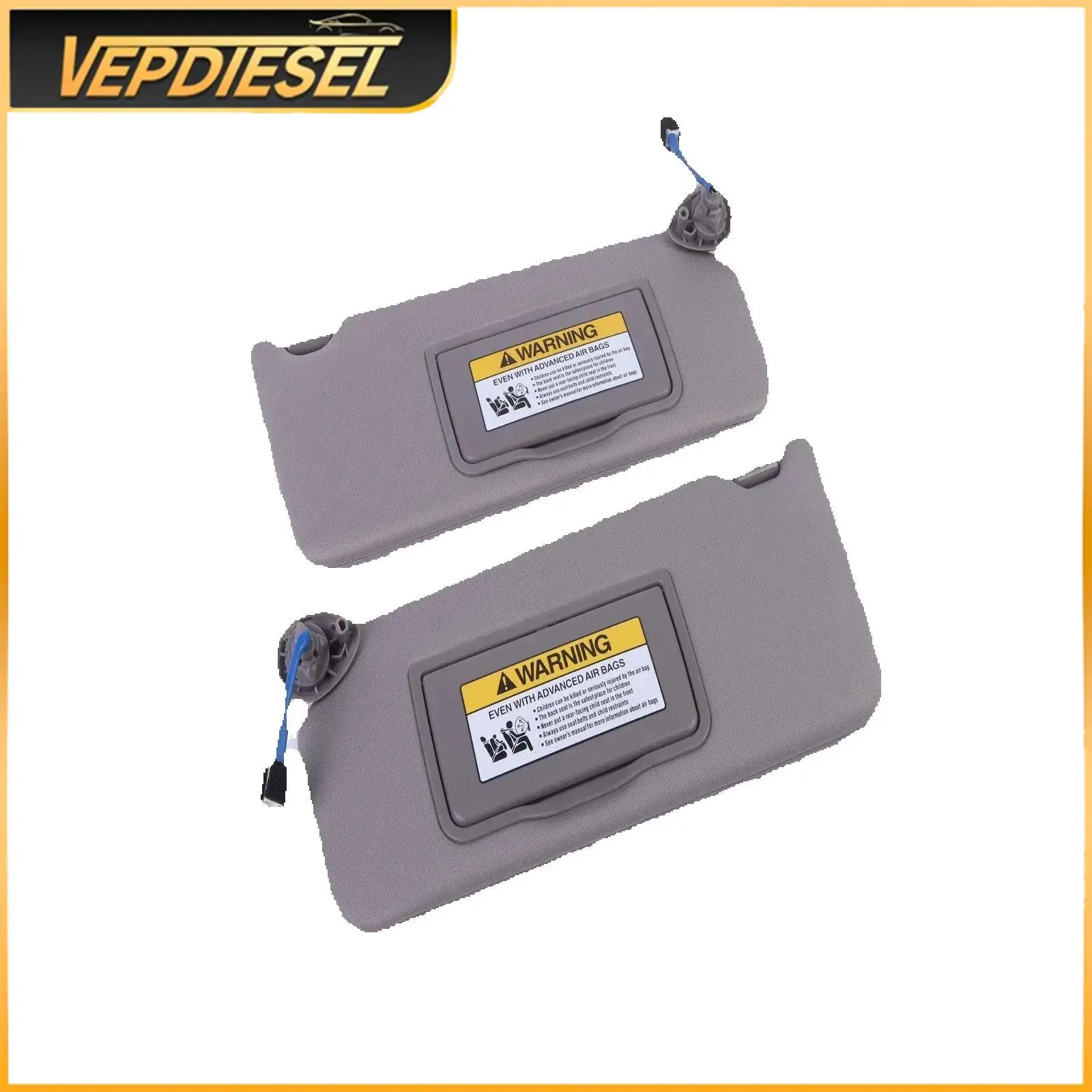 

83280TA5A51ZA Sun Visor w/ Light Mirror for Honda Accord 2008-2017 2pcs