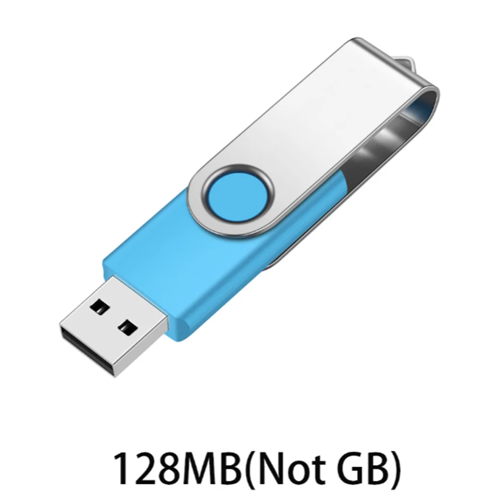 Unidad flash USB de 128 MB de pequeña capacidad, venta al por mayor, Memory Stick amarillo, memoria roja, Pen Drive azul de 128 MB, memoria USB negra