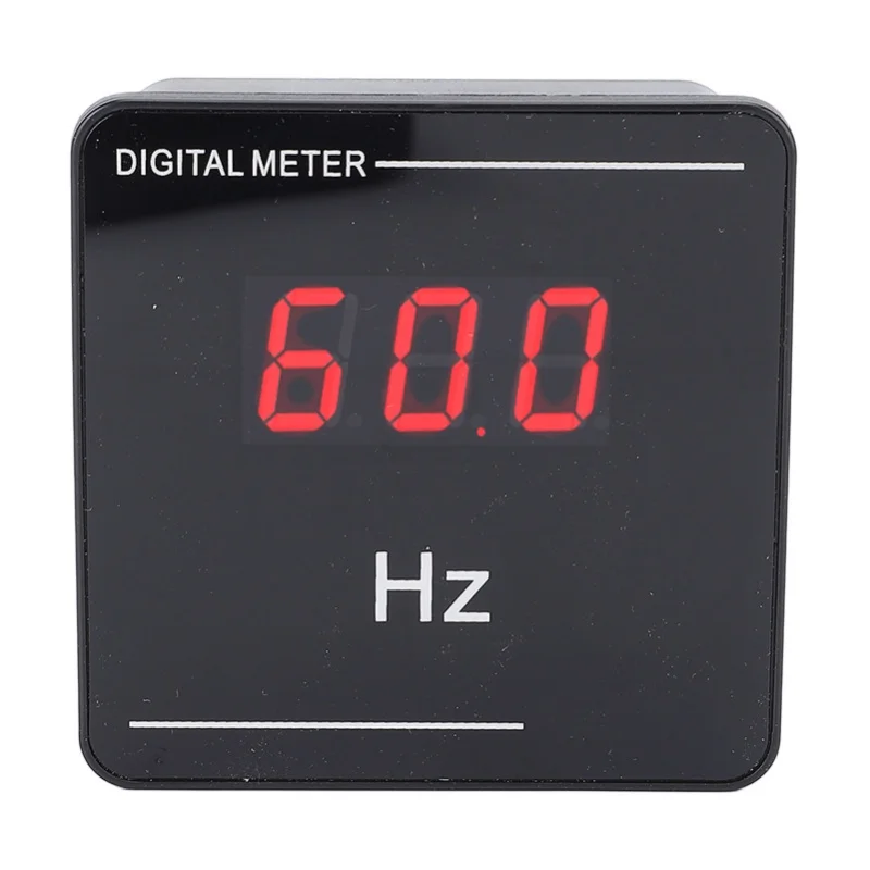 Digital Frequency Meter 10-99.9Hz AC50-500V 0.56in LED Display Hz Counter Tester Cymometer